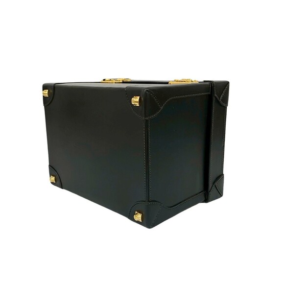 GUCCI Authentic Vintage Black Leather Vanity Bag - Picture 7 of 8